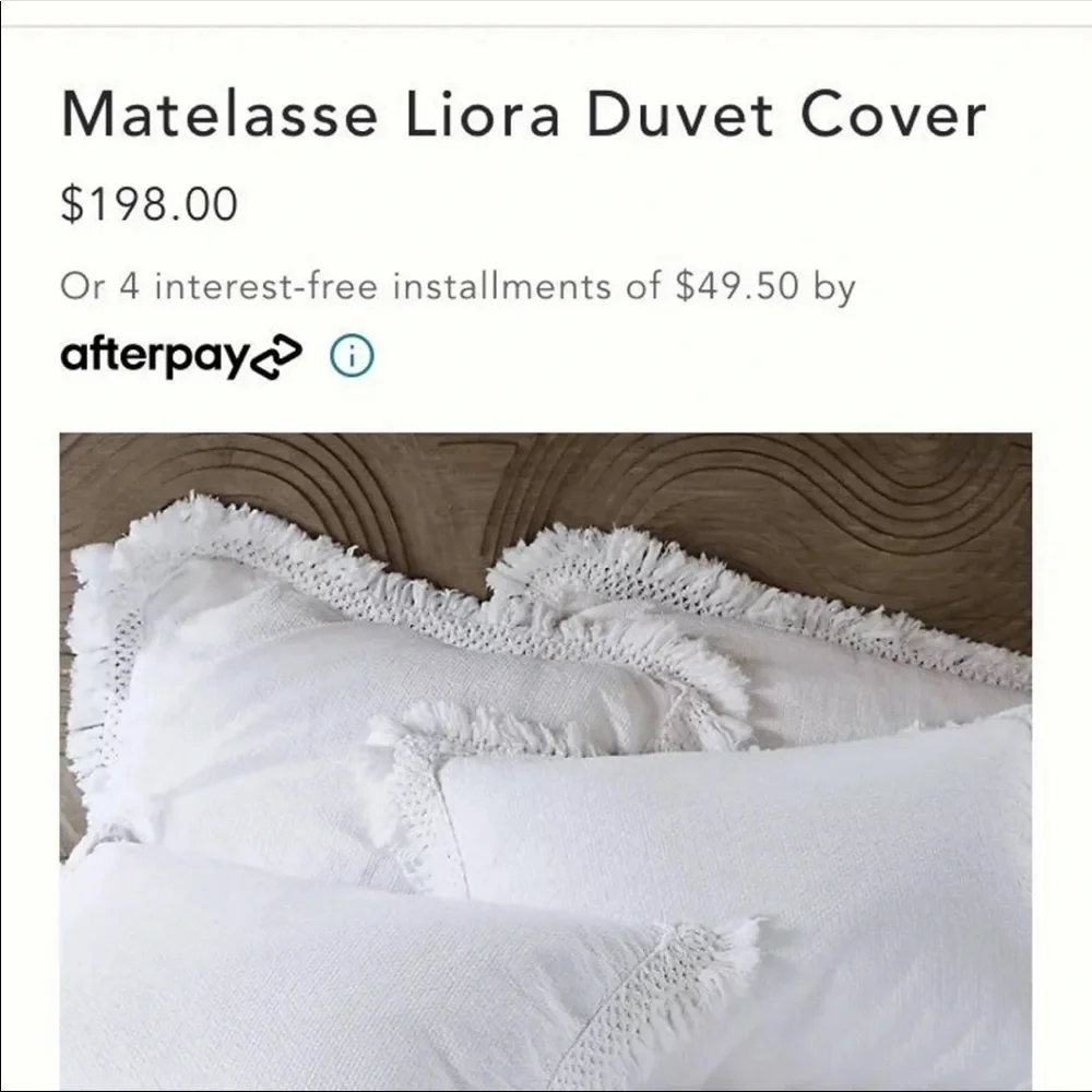 New Anthropologie Matelasse Liora Duvet Cover King plus 1 sham
